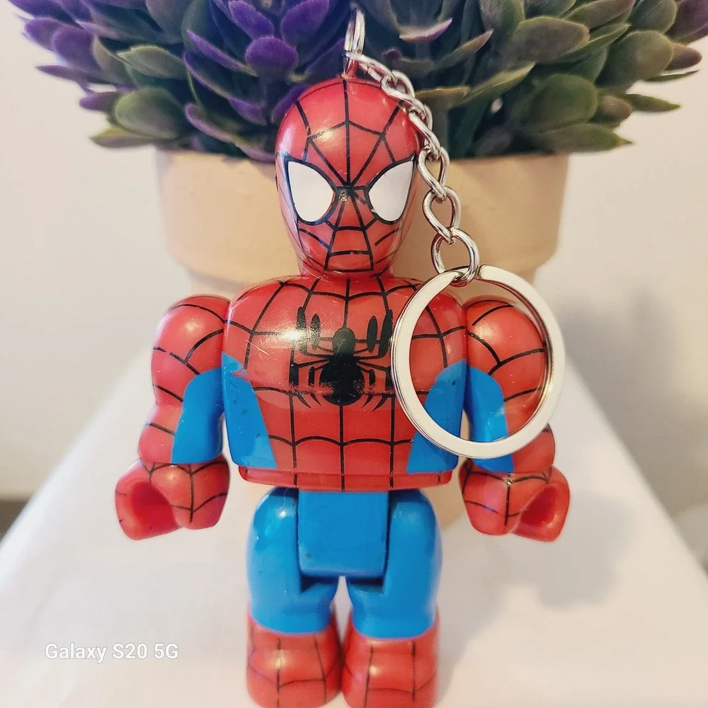 Marvel Spider-Man Keychain Figure, Collectible Kids Toy Keyring‎